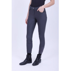 Pantaloni da equitazione HV Polo Ellen FullGrip Grigio estremo Pantaloni da equitazione HV Polo Ellen FullGrip Grigio estremo