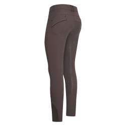 Pantaloni da equitazione HV Polo Ellen FullGrip Moka Marrone