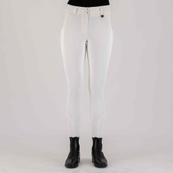 Pantaloni da equitazione HV Polo Miranda FullGrip Bianco