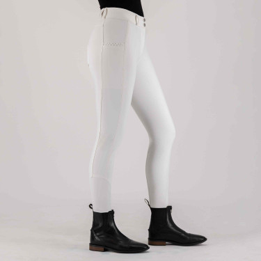 Pantaloni da equitazione HV Polo Miranda FullGrip Bianco