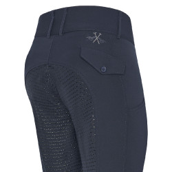 Pantaloni da equitazione HV Polo Nadine FullGrip Marina Blu marino