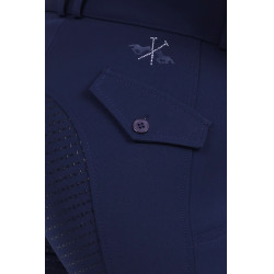 Pantaloni da equitazione HV Polo Nadine FullGrip Marina Blu marino