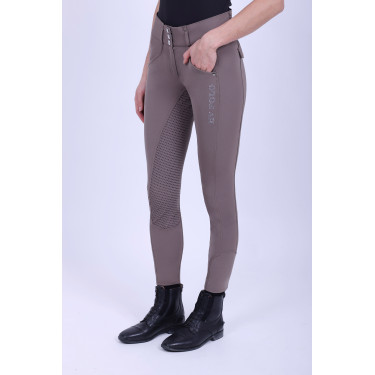 Pantaloni da equitazione HV Polo Nadine FullGrip Talpa Scuro Marrone Pantaloni da equitazione HV Polo Nadine FullGrip Talpa Scuro Marrone