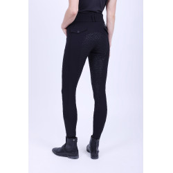 Pantaloni da equitazione HV Polo Nadine FullGrip Nero Pantaloni da equitazione HV Polo Nadine FullGrip Nero