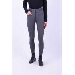 Pantaloni da equitazione HV Polo Valeska FullGrip Grigio estremo Pantaloni da equitazione HV Polo Valeska FullGrip Grigio estremo