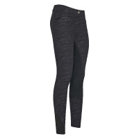 Pantaloni da equitazione Imperial Riding El Capone AOP Full Zebra nera