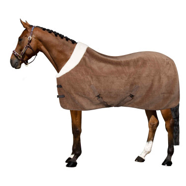 Coperta in pile Imperial Riding Ambient Galaxy Cappuccino Marrone