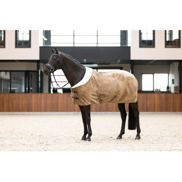 Coperta in pile Imperial Riding Ambient Galaxy Cappuccino Marrone