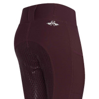 Leggings da equitazione HV Polo Classic FullGrip Baia nera Bordeaux Leggings da equitazione HV Polo Classic FullGrip Baia nera Bordeaux