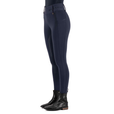 Leggings da equitazione HV Polo Favourite summer FullGrip Marina Blu marino