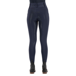 Leggings da equitazione HV Polo Favourite summer FullGrip Marina Blu marino
