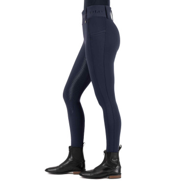 Leggings da equitazione HV Polo Favourite summer FullGrip Marina Blu marino