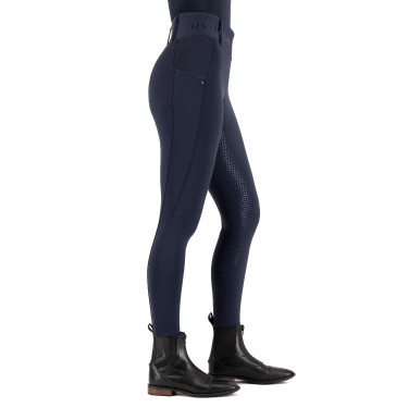 Leggings da equitazione HV Polo Favourite summer FullGrip Marina Blu marino