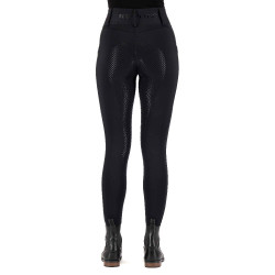 Leggings da equitazione HV Polo Favourite summer FullGrip Nero