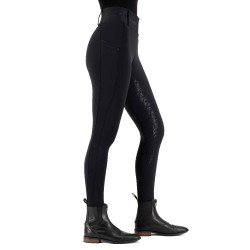 Leggings da equitazione HV Polo Favourite summer FullGrip Nero