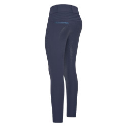 Leggings da equitazione Imperial Riding Shiny Sparks FullGrip Marina Blu marino