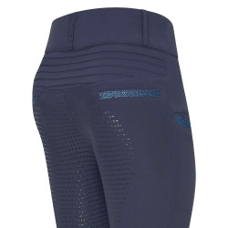 Leggings da equitazione Imperial Riding Shiny Sparks FullGrip Marina Blu marino