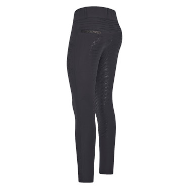 Leggings da equitazione Imperial Riding Shiny Sparks FullGrip Nero