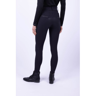 Leggings da equitazione Imperial Riding Shiny Sparks FullGrip Nero