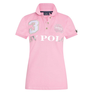 Maglietta polo Favouritas EQ HV Polo Rosa Selvatica