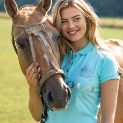 Maglietta polo Favouritas EQ HV Polo Tiffany Verde