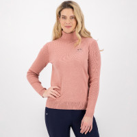 Pull à col roulé HV Polo Dorothy Fleur de rose
