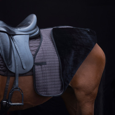 Coprischiena quadrato HV Polo Franka Talpa Scuro Marrone