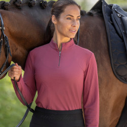 Top Euro-star Valetta a maniche lunghe Rosa di biancospino