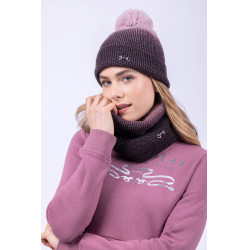 Sciarpa a tubo HV Polo Yara Malva / moka