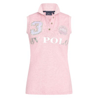 Polo senza maniche Favouritas HV Polo Miscela rosa potente