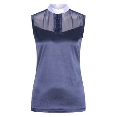 Maglia da competizione senza maniche Imperial Riding Sparkly Marina Blu marino