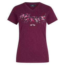 T-shirt HV Polo Jackie Baia nera Bordeaux
