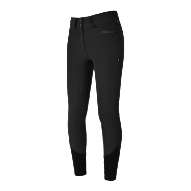 Pantaloni Kingsland Classic KLkadi a fondo integrale da donna Nero
