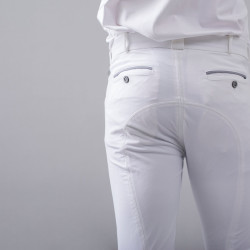 Pantaloni da equitazione Kingsland KlKolton con rinforzi da uomo Bianco