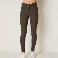 Pantaloni da equitazione da donna Kingsland KLKadi a grip integrale Notte delle olive verdi Pantaloni da equitazione da donna Kingsland KLKadi a grip integrale Notte delle olive verdi