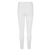 Pantaloni da equitazione Kingsland KLkaya con grip al ginocchio da donna Bianco