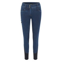 Pantaloni Kingsland KLkayce grip al ginocchio in finto jeans da donna Jean scuro Blu marino