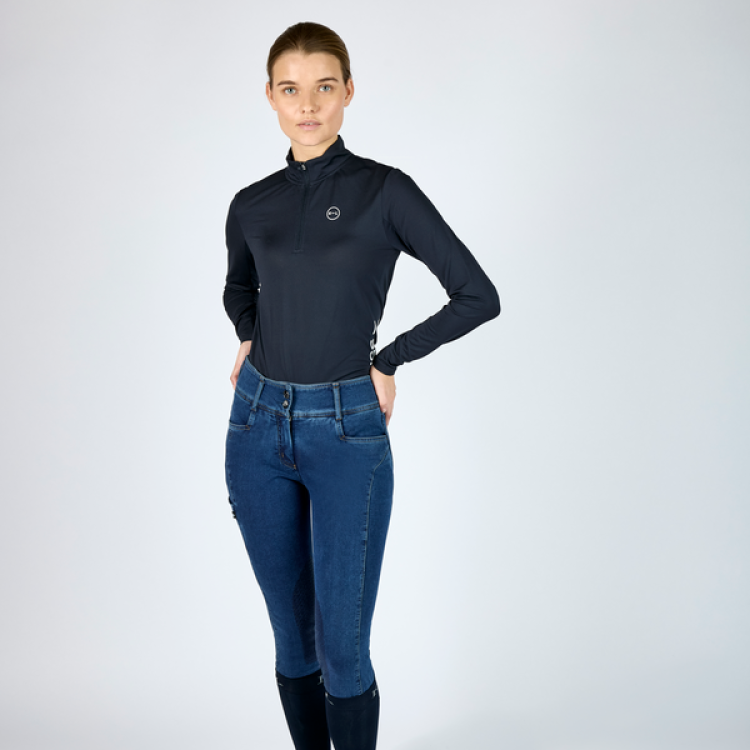 Pantaloni Kingsland KLkayce grip al ginocchio in finto jeans da donna Pantaloni Kingsland KLkayce grip al ginocchio in finto jeans da donna