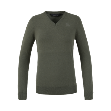 Maglione lavorato a maglia Kingsland con scollo a V da donna