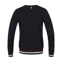 Maglione Kingsland Classic con scollo a V in maglia da uomo Marina Blu marino