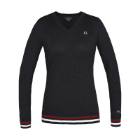 Maglione Kingsland Classic con scollo a V in maglia da donna Marina
