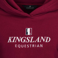 Felpa Kingsland Classic Unisex Borgogna nuovo KL Bordeaux Felpa Kingsland Classic Unisex Borgogna nuovo KL Bordeaux