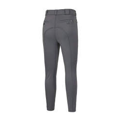 Pantaloni Kingsland Kian Trekkers con grip al ginocchio per ragazzo Grigio a sottili righe