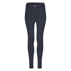 Pantalon Kingsland KLkaysa d’équitation full grip fille Marine