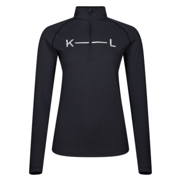 Top da allenamento Kingsland KLGillian con mezza zip da donna