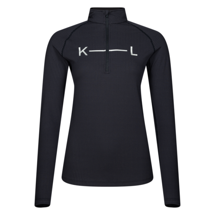 Top da allenamento Kingsland KLGillian con mezza zip da donna