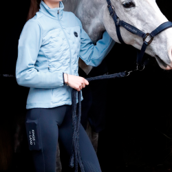 Leggings da equitazione Kingsland KLkiara con grip al ginocchio da donna Marina Blu marino