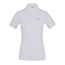 Camicia da concorso Kingsland Classic a maniche corte con colletto alto da donna