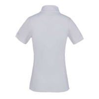 Camicia da concorso Kingsland Classic a maniche corte con colletto alto da donna Bianco