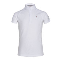 Camicia da concorso Kingsland Classic a maniche corte Junior Ragazze Bianco